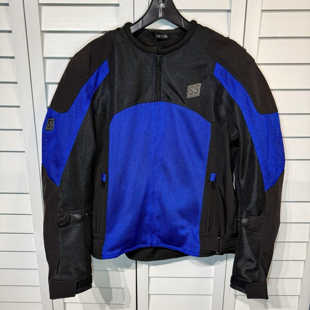 Speed and Strength Midnight Express Mesh Motorcycle Jacket‎ LG CE Vault Armor